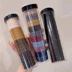 高弹力无接缝发圈成人皮筋ins风高颜值扎头发加粗发绳女绑发皮筋