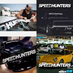 前挡车贴SPEEDHUNTERS速度猎人遮阳汽车前风挡反光贴纸个性玻璃贴