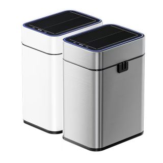 苏泊尔 智能感应垃圾桶15L 智能吸附款(钛银色)