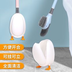 新款马桶刷家用无死角壁挂专用除垢清洗神器厕所刷子硅胶小黄鸭子