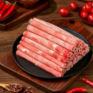 莹德轩清真原切谷饲肥牛卷250g/袋*6袋火锅食材牛肉新鲜