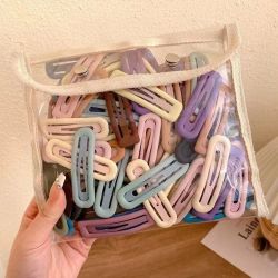 包邮1个~~莫兰迪高J感刘海碎发发卡化妆发夹侧边夹子儿童bb夹