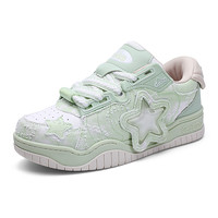 奇安达 旗舰店厚底透气新款帆布滑板鞋百搭运动低帮036