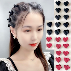 甜美精致爱心抓夹24个装