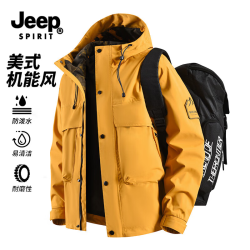 JEEP SPIRIT 防风防水 艾玛橙 S 男士夹克