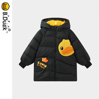 B.Duck 儿童羽绒服中长款 黑色 100 cm