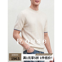 洛兹 90%羊毛+5%羊绒+5%桑蚕丝 羊毛衫