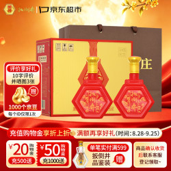 扳倒井 典藏1915 浓香型白酒 52度 500ml*2瓶 礼盒装中秋礼品酒