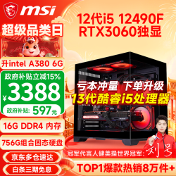微星 黑神话悟空游戏 游戏主机  Core i5-12400F RTX 3060Ti 32GB 1TB