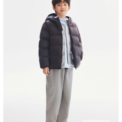 波司登 儿童羽绒服男女童运动羽绒服四防连帽外套女