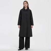 BURBERRY 女式纯棉插肩袖中长款风衣 卡姆登版型