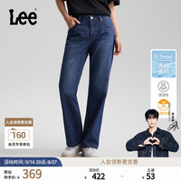 Lee 天丝429直筒牛仔裤 中深蓝色 30