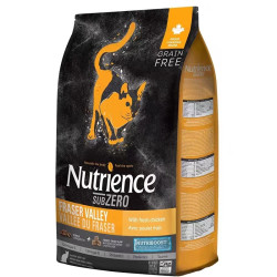 Hagen Nutrience Nutrience纽翠斯黑钻无谷红肉禽肉冻干双拼全期猫粮11磅