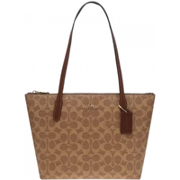 COACH Fiona 24托特包 CBT18 卡其棕 IMXHE 女士手提包