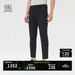 KOLON SPORT LHLP6ST821-BK 耐磨透湿防泼水 黑色 XL 软壳裤