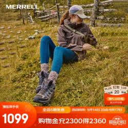 MERRELL 户外经典徒步鞋女款MOAB 3 GTX防水中帮透气旅游耐磨防滑登山鞋 J035816米粽 35
