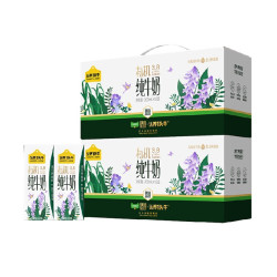 认养一头牛 3.8g蛋白 有机纯牛奶200ml*12盒*2箱