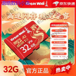 索伦托 长城Great Wall存储卡256G行车记录仪TF内存卡高速监控摄像头游戏机相机SD卡正品保障 长城-32G内存卡