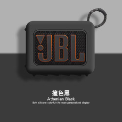 润哲 适用JBL GO4保护套音乐金砖四代保护壳GO5音响保护套收纳包JBL 4代蓝牙音箱收纳盒硅胶防摔软壳 JBL GO4