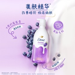 多芬 果酸沐浴露滋润保湿青柠莓莓生椰乳香温和焕亮美肤430g
