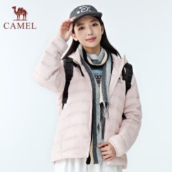 骆驼 秋冬户外轻薄鹅绒羽绒服时尚连帽保暖男女