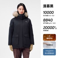 移动端：伯希和 户外700蓬羽绒服女新款男鹅绒外套大毛领派克服