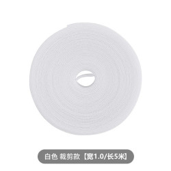 数据线收纳魔术贴扎带电脑集束线带电线固定理线器桌面整 白色