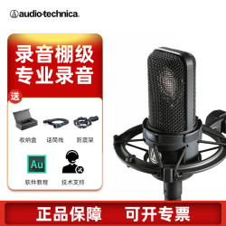 铁三角 AT4040电容麦克风有声书录音设备喜马拉雅合唱声卡套装 铁三角at4040标配