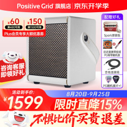 PositiveGrid Positive Grid Spark Mini Go 40电吉他音箱带效果器充电便携贝斯数字蓝牙音响 Spark Mini 月光白10瓦+全套豪礼