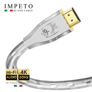 IMPETO 发烧级 HDMI线 2.0版4K@60hz高清线 单晶铜 电脑电视投影PS5功放影音连接线 IMP-3913-3米