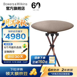宝华韦健 Zeppelin Pro齐柏林飞艇6代新款 无线HiFi高保真蓝牙音箱B&W家用有源桌面音响高音质 晨曦金+落地支架