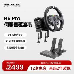 魔爪 R5 Pro 6牛米伺服直驱 双踏板套装 赛车模拟器