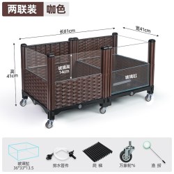 爬将军 生态乌龟缸大型造景家用养龟专黄缘用玻璃饲养箱带晒台种植箱别墅