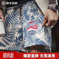 马登 美式印花复古沙滩裤TH2601245