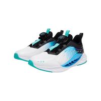 特步 氢风8.0护足跑鞋 旋钮扣飞弹科技 黑/碧湖蓝 41码 儿童运动鞋