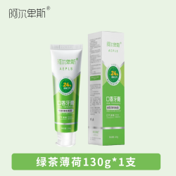 阿尔卑斯 绿茶薄荷口香牙膏130g*1支