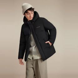 波司登 短款羽绒服连帽可脱卸防风保暖90绒