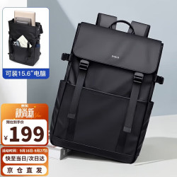POLO 轻便 男士双肩包  黑色