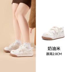 森马 女鞋德训鞋女款2026新款爆款秋季休闲百搭运动阿甘小白鞋子