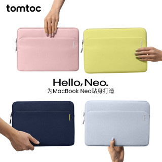 tomtoc 电脑内胆包13/14英寸轻薄苹果MacBook Neo/Air电脑包笔记本保护套 薄雾蓝 13英寸（适配MacBook Air）
