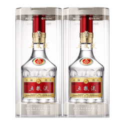 五粮液 第八代五粮液普五浓香型白酒500mL 2 50mL 套装 52度 500mL 2瓶