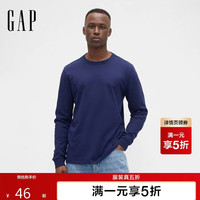 Gap 棉质 男士T恤 XS 美码S亚洲码175/88A 海军蓝