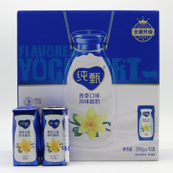 甜杉 新日期纯甄酸奶整箱官方旗舰店天猫超市整箱香草原味纯真风味酸牛