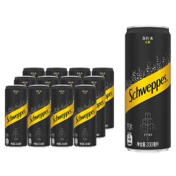 可口可乐 M可口可乐怡泉苏打水330ml*12罐/24罐汽水干姜水汤力水饮料无糖