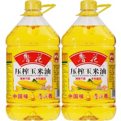 鲁花 压榨玉米油5L×2 鲁花玉米油