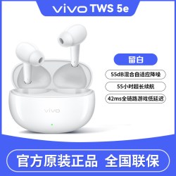 iQOO vivo TWS 5e主动智能降噪蓝牙耳机无线超长续航iqoo