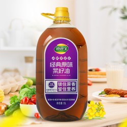 道道全 小榨经典原味菜籽油5L非转基因物理压榨口味纯正原香原味