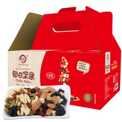 天生好果每日坚果B600g混合坚果仁30袋独立小包装核桃腰果仁
