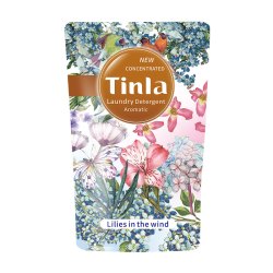 Tinla天蕾多倍浓缩风中百合/斑马森林洗衣液留香持久400g补充装