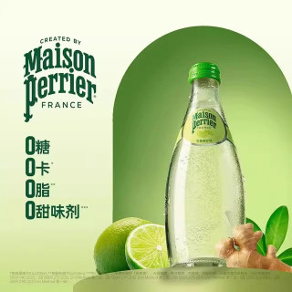 移动端：巴黎水 法国巴黎水Perrier气泡水500/330ml*24瓶箱矿泉水苏打味无糖饮料
